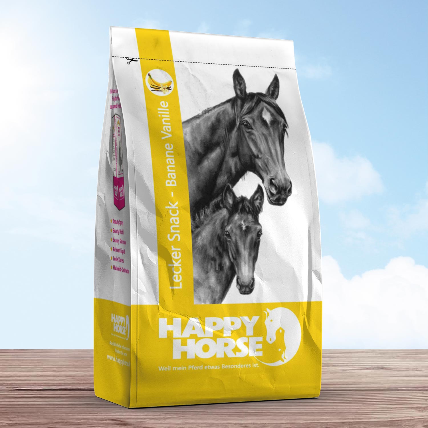 Happy Horse Lecker Snack Banane Vanille 7 x 1 kg 